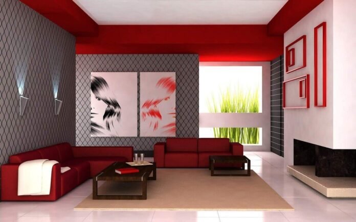 hall wall paint designs_0