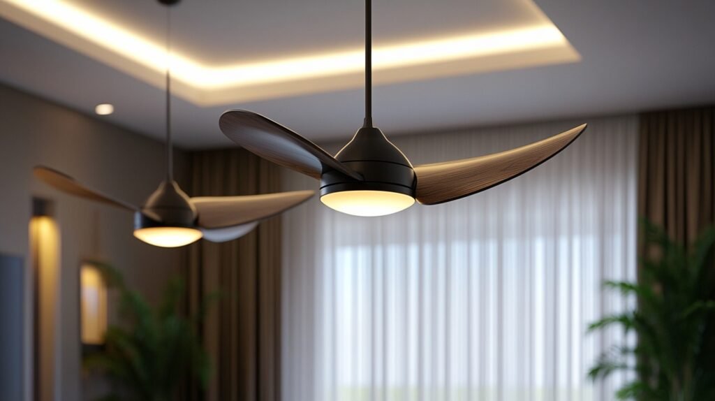 10 Main Hall Double Fan Ceiling Design Ideas - Residence Styles