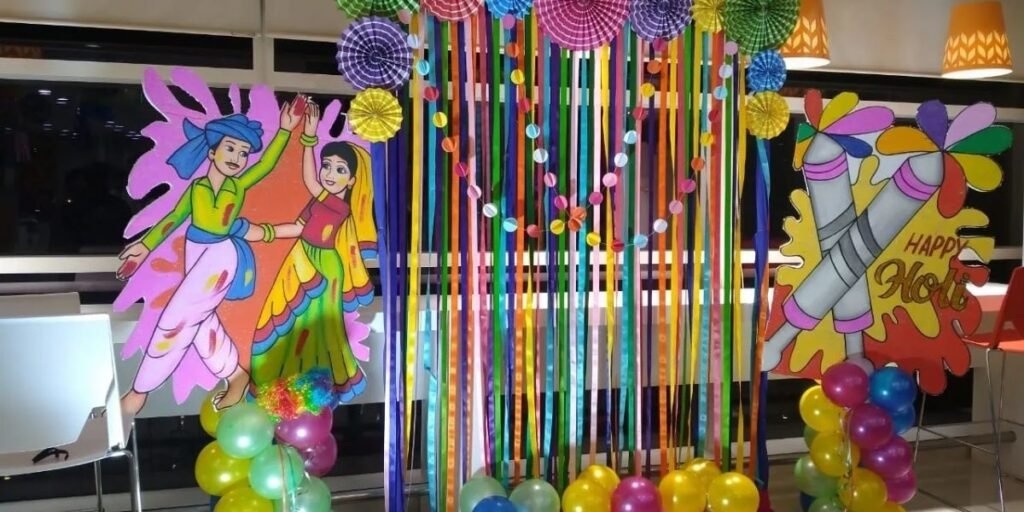 Holi Decoration Ideas for office