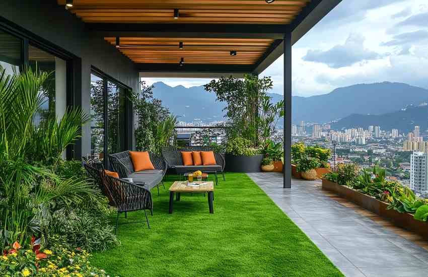 Simple Terrace Design for Home