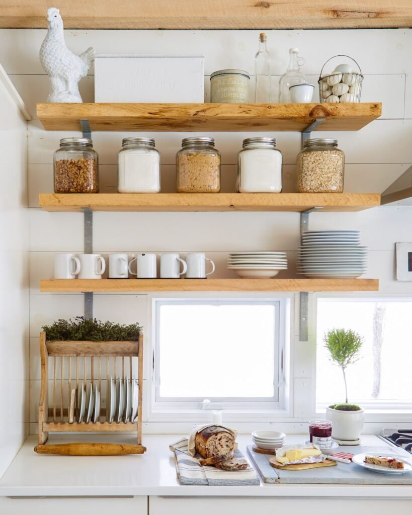 10 Kitchen Shelf Storage Ideas for a Clutter-Free Space