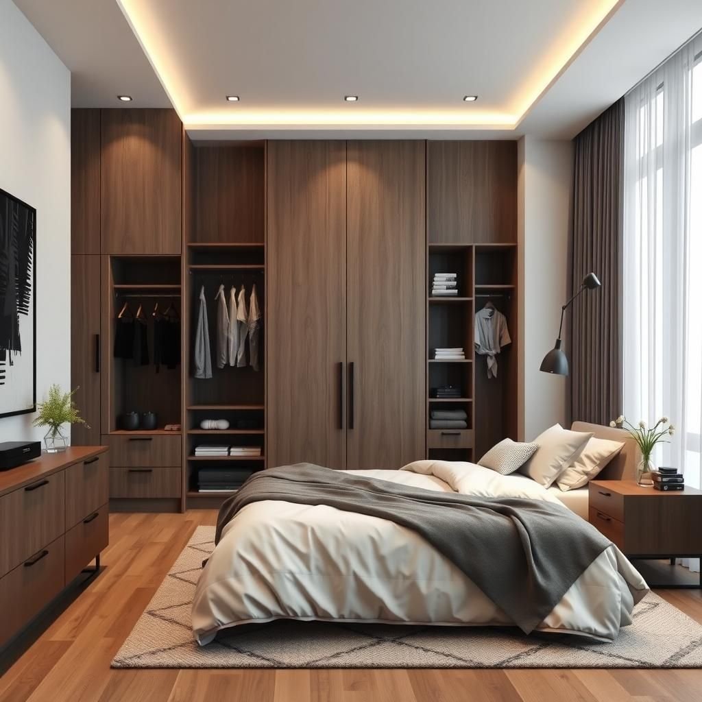 Small Bedroom Cupboard Designs