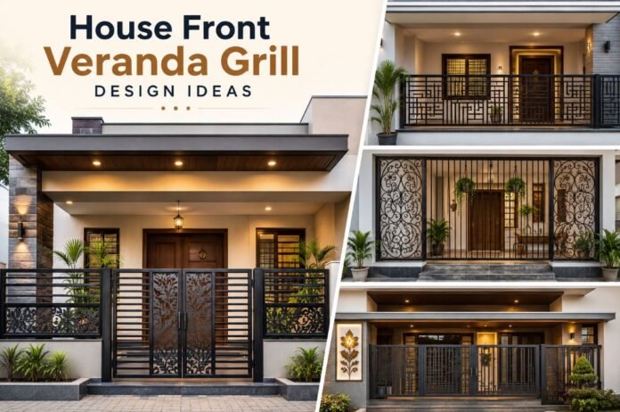 House front veranda grill design ideas for modern and traditional homes